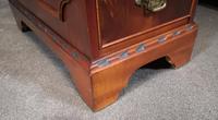 Reproduction Carved Mahogany Kneehole Pedestal Desk (9 of 11) Reproduction Carved Mahogany Kneehole Pedestal Desk (9 of 11)