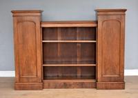 Victorian Walnut Open Bookcase
