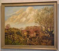 Oil Painting of the Old Bridge Near Welham (2 of 8) Oil Painting of the Old Bridge Near Welham (2 of 8)