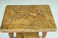 Liberty Carved Japanese Side Table (12 of 12) Liberty Carved Japanese Side Table (12 of 12)