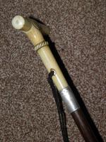 Hallmarked 1922 Silver Walking Stick / Dress Cane With Vacant Cartouche (4 of 12) Hallmarked 1922 Silver Walking Stick / Dress Cane With Vacant Cartouche (4 of 12)