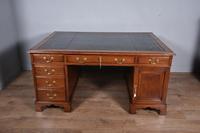 Antique 19th Century Mahogany Partners Desk Antique 19th Century Mahogany Partners Desk