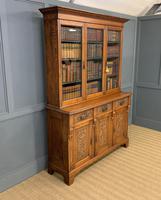Victorian Carved Oak 3 Door Bookcase (22 of 23) Victorian Carved Oak 3 Door Bookcase (22 of 23)