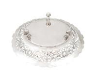 Antique Edwardian Sterling Silver 11" Dish / Bowl 1903 (4 of 9) Antique Edwardian Sterling Silver 11" Dish / Bowl 1903 (4 of 9)