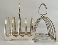 Smart Pair Silver Plated Toast Racks c.1920 (6 of 6) Smart Pair Silver Plated Toast Racks c.1920 (6 of 6)