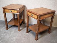 Pair of Burr Walnut End Tables Iain James Fine Furniture (7 of 9) Pair of Burr Walnut End Tables Iain James Fine Furniture (7 of 9)