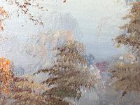 20th Century Oil Painting Landscape Forest River "View Through The Trees" (8 of 20) 20th Century Oil Painting Landscape Forest River "View Through The Trees" (8 of 20)