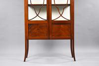 Antique English Edwardian Mahogany Display Cabinet (4 of 8) Antique English Edwardian Mahogany Display Cabinet (4 of 8)