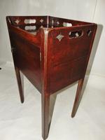 George III Mahogany Tray Top Bedside Cabinet (9 of 9) George III Mahogany Tray Top Bedside Cabinet (9 of 9)