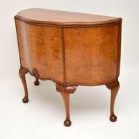 Antique Queen Anne Style Burr Walnut Cabinet c.1920 (8 of 8) Antique Queen Anne Style Burr Walnut Cabinet c.1920 (8 of 8)