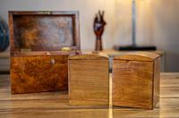 Burr Walnut Tea Caddy with Canisters 1880 (4 of 9) Burr Walnut Tea Caddy with Canisters 1880 (4 of 9)