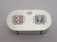 American Sterling Silver & Enamel Double Stamp Roll Dispenser Box by The Thomae Company, Attleboro, Massachusetts, U.S.A c.1932 (11 of 12) American Sterling Silver & Enamel Double Stamp Roll Dispenser Box by The Thomae Company, Attleboro, Massachusetts, U.S.A c.1932 (11 of 12)
