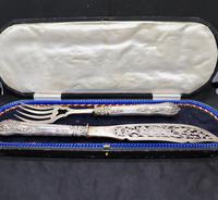19 Century French Silver Fish Serving Cutlery (5 of 8) 19 Century French Silver Fish Serving Cutlery (5 of 8)