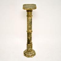 Antique Neo-Classical Alabaster Pedestal Column (9 of 9) Antique Neo-Classical Alabaster Pedestal Column (9 of 9)