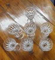 Set of Six Stuart Crystal Goblets 'Cardinal' (7 of 7) Set of Six Stuart Crystal Goblets 'Cardinal' (7 of 7)