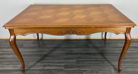 Dining Table Vintage French Carved Oak Extendable Table