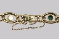 Antique 15ct Gold Turquoise & Pearl Curb Link Bracelet Victorian Bracelet c.1880 (8 of 10) Antique 15ct Gold Turquoise & Pearl Curb Link Bracelet Victorian Bracelet c.1880 (8 of 10)