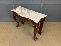 Victorian Mahogany Marble Topped Console Table (8 of 11) Victorian Mahogany Marble Topped Console Table (8 of 11)