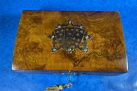 Victorian Brass Bound Burr Walnut Card Box (4 of 11) Victorian Brass Bound Burr Walnut Card Box (4 of 11)