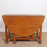 Oak Gateleg Dining Table Carved Solid Folding Kitchen Table (7 of 15) Oak Gateleg Dining Table Carved Solid Folding Kitchen Table (7 of 15)