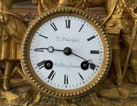 Large Superb Original 19th Century Glass Domed Gilt Mantle Clock For Minor Tlc (6 of 14) Large Superb Original 19th Century Glass Domed Gilt Mantle Clock For Minor Tlc (6 of 14)