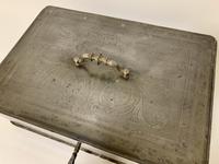 Rare Antique Victorian Etched Steel Strongbox Safe with Key (3 of 14) Rare Antique Victorian Etched Steel Strongbox Safe with Key (3 of 14)