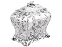Sterling Silver Tea Caddy - Antique George III 1762 (6 of 12) Sterling Silver Tea Caddy - Antique George III 1762 (6 of 12)