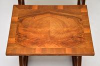 Antique Regency Style Figured Walnut Nest of Tables (9 of 12) Antique Regency Style Figured Walnut Nest of Tables (9 of 12)