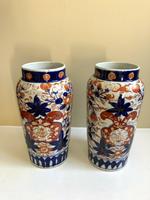 Stunning Pair Of Japanese Imari Vases, Meiji Period Antique (2 of 10) Stunning Pair Of Japanese Imari Vases, Meiji Period Antique (2 of 10)
