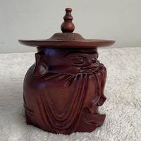 Hardwood Carved Tobacco Box (3 of 3) Hardwood Carved Tobacco Box (3 of 3)