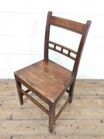 Harlequin Set of 19th Century Welsh Oak Ball & Rail Back Chairs (9 of 11) Harlequin Set of 19th Century Welsh Oak Ball & Rail Back Chairs (9 of 11)