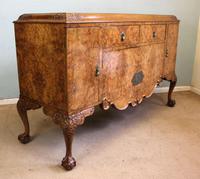 Antique Quality Burr Walnut Sideboard / Server (10 of 14) Antique Quality Burr Walnut Sideboard / Server (10 of 14)