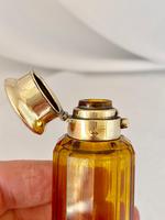 Rare Gold Mounted Sampson Mordan Amber Perfume Scent Bottle (6 of 10) Rare Gold Mounted Sampson Mordan Amber Perfume Scent Bottle (6 of 10)