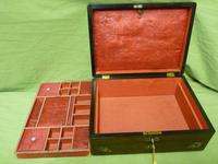Inlaid Rosewood Jewellery / Work Box - Original Tray c.1840 (13 of 16) Inlaid Rosewood Jewellery / Work Box - Original Tray c.1840 (13 of 16)