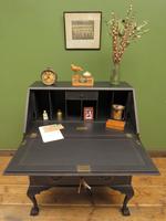 Vintage 1930s Black Writing Bureau Desk with Presentation Plaque, Lockable (19 of 22) Vintage 1930s Black Writing Bureau Desk with Presentation Plaque, Lockable (19 of 22)