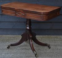 Elegant Regency Mahogany D-end Tea Table, Circa 1820. (10 of 11) Elegant Regency Mahogany D-end Tea Table, Circa 1820. (10 of 11)