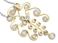 2.27ct Diamond and 14ct Yellow Gold Pendant - Antique Circa 1910 (6 of 9) 2.27ct Diamond and 14ct Yellow Gold Pendant - Antique Circa 1910 (6 of 9)
