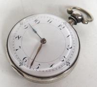 Antique Silver Pair of Case Pocket Watch Fusee Verge Escapement Key Wind Enamel Dial Thomas Cooker Oakham (3 of 12) Antique Silver Pair of Case Pocket Watch Fusee Verge Escapement Key Wind Enamel Dial Thomas Cooker Oakham (3 of 12)