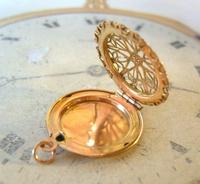 Vintage Pocket Watch Chain Vinaigrette Fob 1950s Victorian Revival Rose Gilt Fob (3 of 11) Vintage Pocket Watch Chain Vinaigrette Fob 1950s Victorian Revival Rose Gilt Fob (3 of 11)