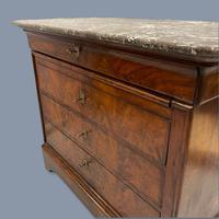 French Marble Top Commode with Writing Surface (9 of 9) French Marble Top Commode with Writing Surface (9 of 9)