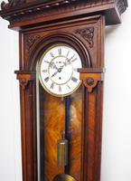 Wow! Antique German Single Weight Walnut 8-Day Vienna Regulator Wall Clock (8 of 11) Wow! Antique German Single Weight Walnut 8-Day Vienna Regulator Wall Clock (8 of 11)