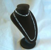 Vintage Silver Necklace 1970s Figaro Link 925 Solid Silver 19" Length (4 of 11) Vintage Silver Necklace 1970s Figaro Link 925 Solid Silver 19" Length (4 of 11)