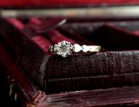 Vintage Diamond Solitaire Ring, Hearts, 9ct Gold (9 of 10) Vintage Diamond Solitaire Ring, Hearts, 9ct Gold (9 of 10)
