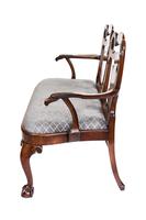 Fine Georgian Revival Walnut Chair back Settee, with carved Eagle head c.1900 (4 of 7) Fine Georgian Revival Walnut Chair back Settee, with carved Eagle head c.1900 (4 of 7)