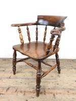 Antique 19th Century Ash & Elm Smokers Bow Chair (12 of 12) Antique 19th Century Ash & Elm Smokers Bow Chair (12 of 12)