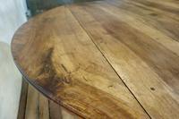 19th Century French Chestnut Circular Drop Leaf Table (6 of 10) 19th Century French Chestnut Circular Drop Leaf Table (6 of 10)