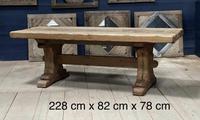 Superb Very Rustic French Oak Bleached Oak Farmhouse Dining Table (2 of 32) Superb Very Rustic French Oak Bleached Oak Farmhouse Dining Table (2 of 32)