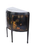 Chinoiserie Demi Lune 2 Door Side Cabinet c.1920 (3 of 9) Chinoiserie Demi Lune 2 Door Side Cabinet c.1920 (3 of 9)