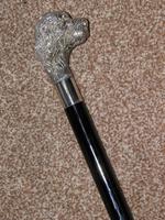 Vintage 925 Silver Detailed Deer Hound Dog's Head Walking Stick / Cane (15 of 20) Vintage 925 Silver Detailed Deer Hound Dog's Head Walking Stick / Cane (15 of 20)