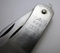 British Army 1953 Vintage Folding Jungle / Burma Jack Clasp Knife. Military Broad Arrow mark, WWII World War 2 era. (5 of 6) British Army 1953 Vintage Folding Jungle / Burma Jack Clasp Knife. Military Broad Arrow mark, WWII World War 2 era. (5 of 6)